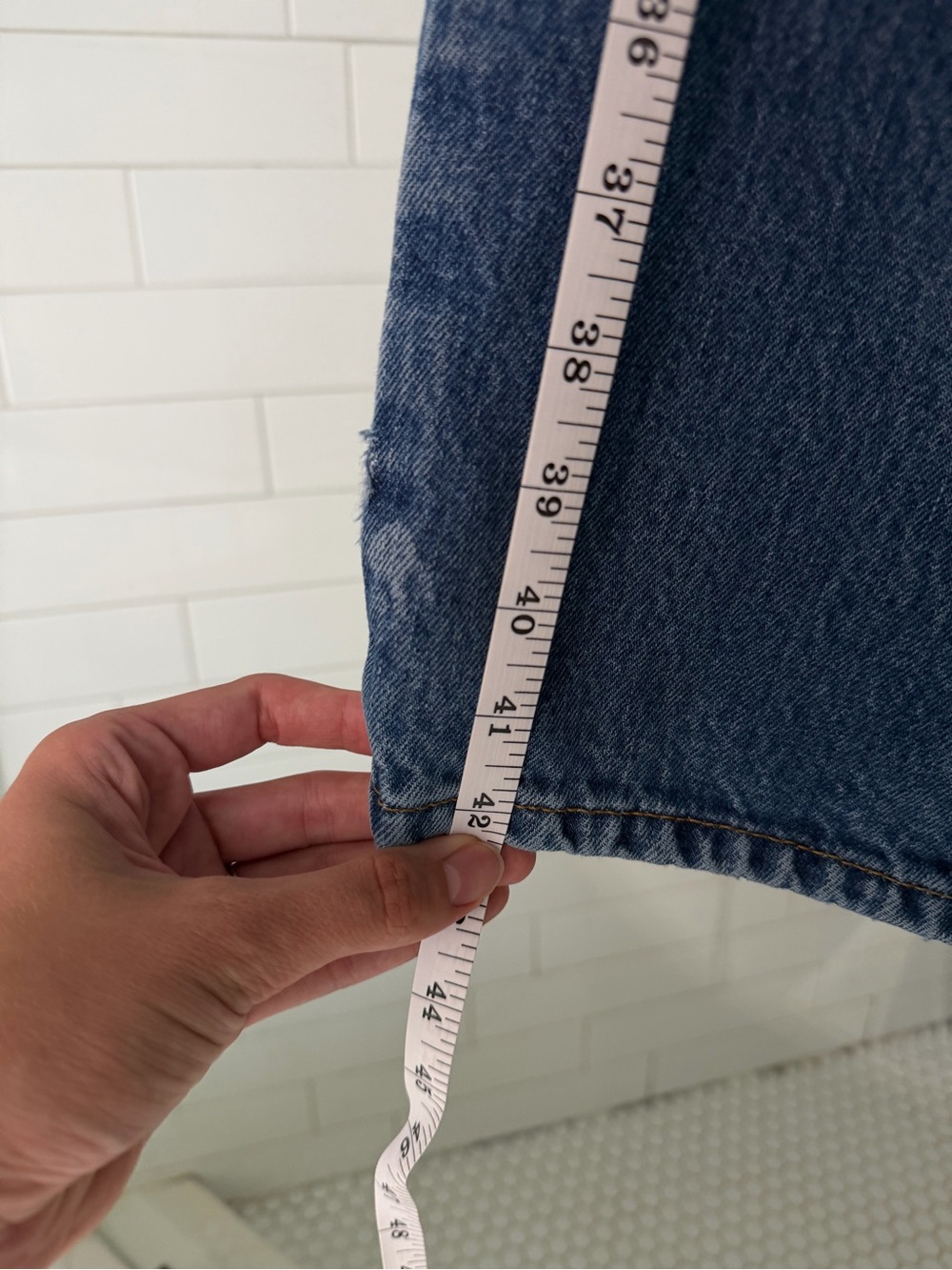 Levi's Women's Blue Straight Leg Jeans - Picture 5 of 5
